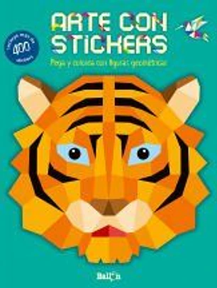 Arte con stickers - Tigre