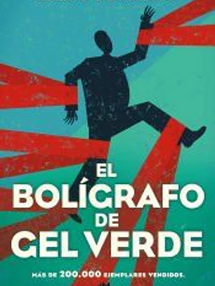 El bolígrafo de gel verde