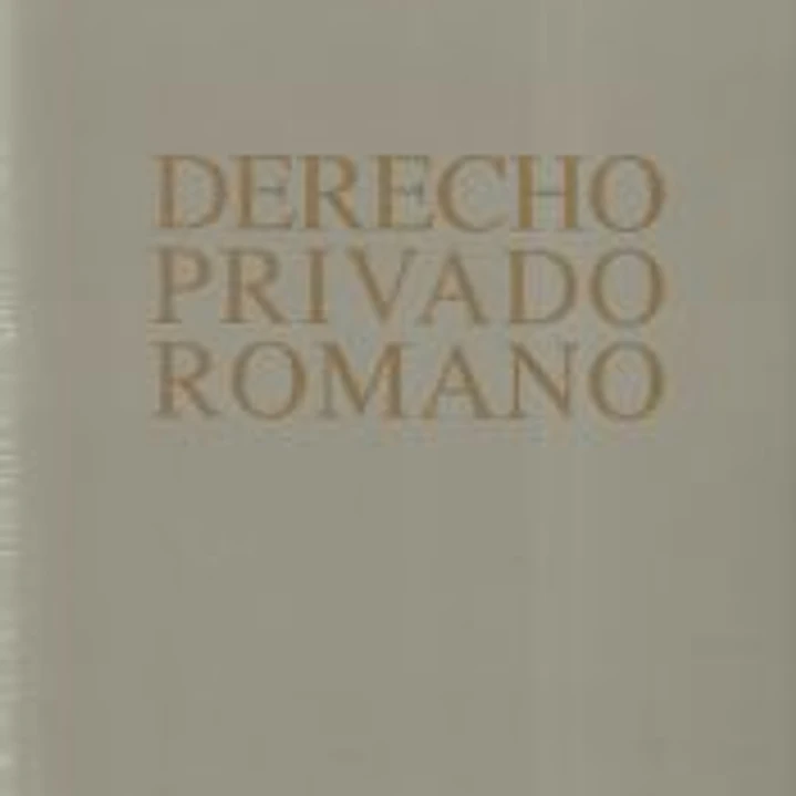Derecho privado romano 1