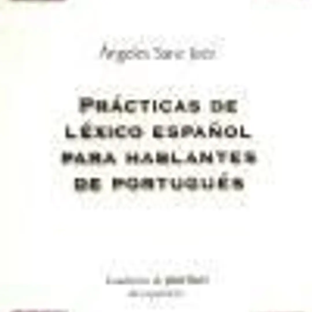 Prácticas de léxico español para hablantes de portugués: nivel inicial-intermedio 1