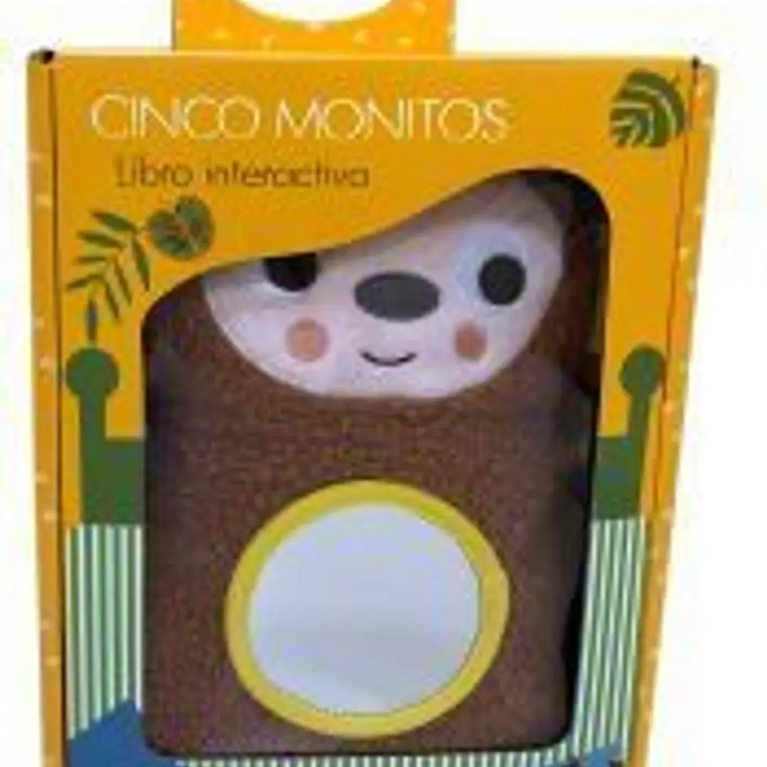 CINCO MONITOS (LIBRO INTERACTIVO PARA BEBÉS) 1