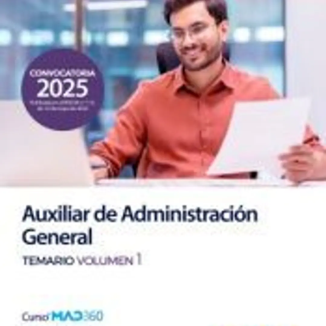 Auxiliar de Administración General (acceso libre). Temario volumen 1. Comunidad Autónoma de Madrid 1