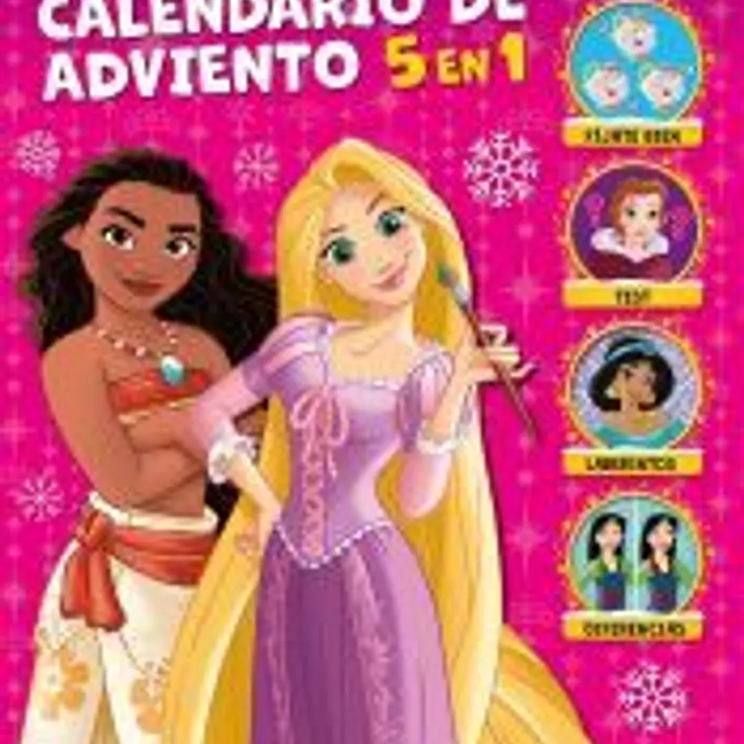 Princesas. Calendario de Adviento 5 en 1 1