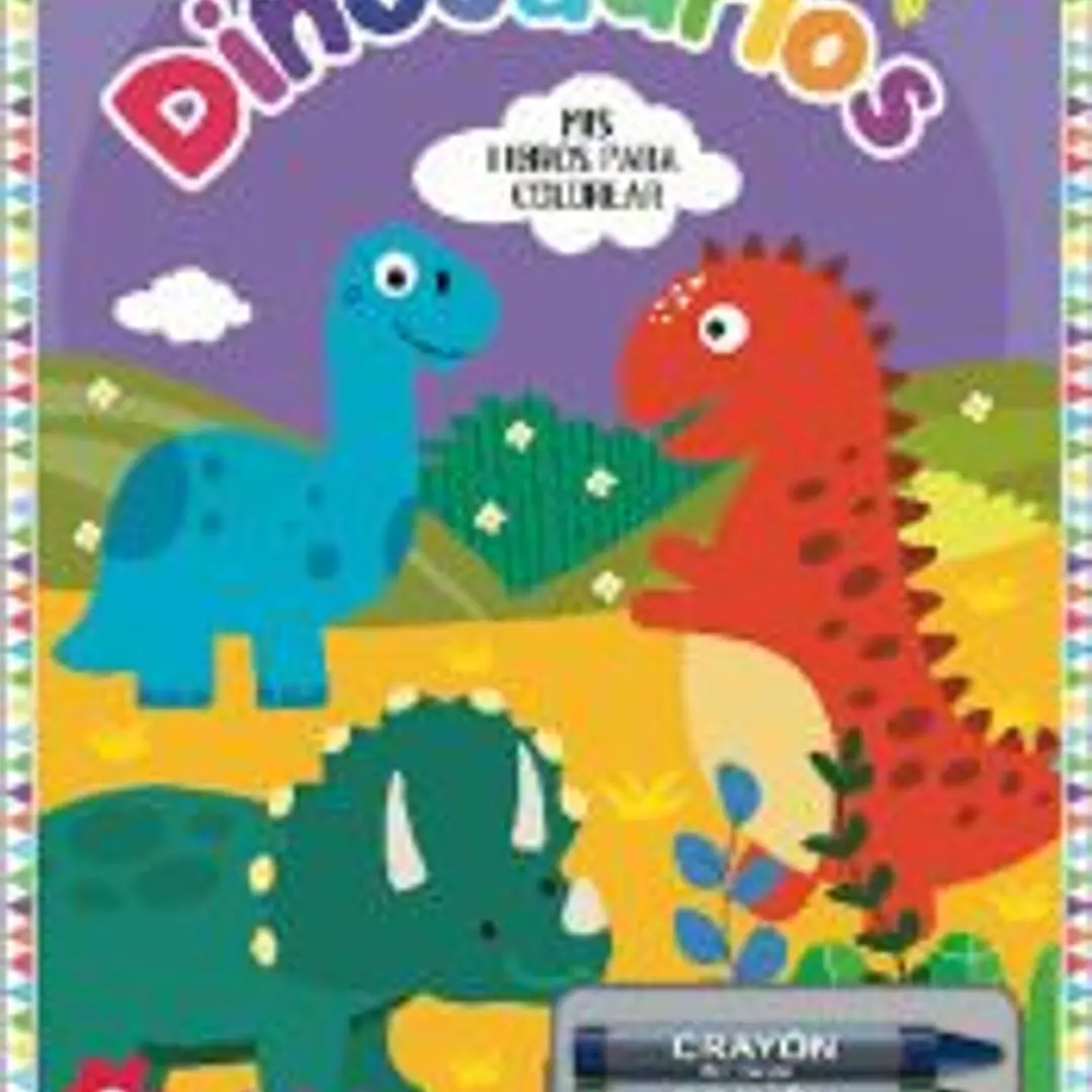 SIMPATICOS DINOSAURIOS - MIS LIBROS PARA COLOREAR 1