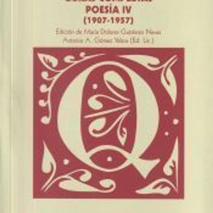 Poesía IV (1907-1957): Obras Completas. Salvador Rueda 1