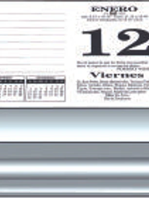 Taco Calendario del Corazón de Jesús 2012 (Mesa, con soporte)
