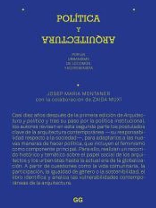 Política y arquitectura Por un urbanismo de lo común y ecofeminista