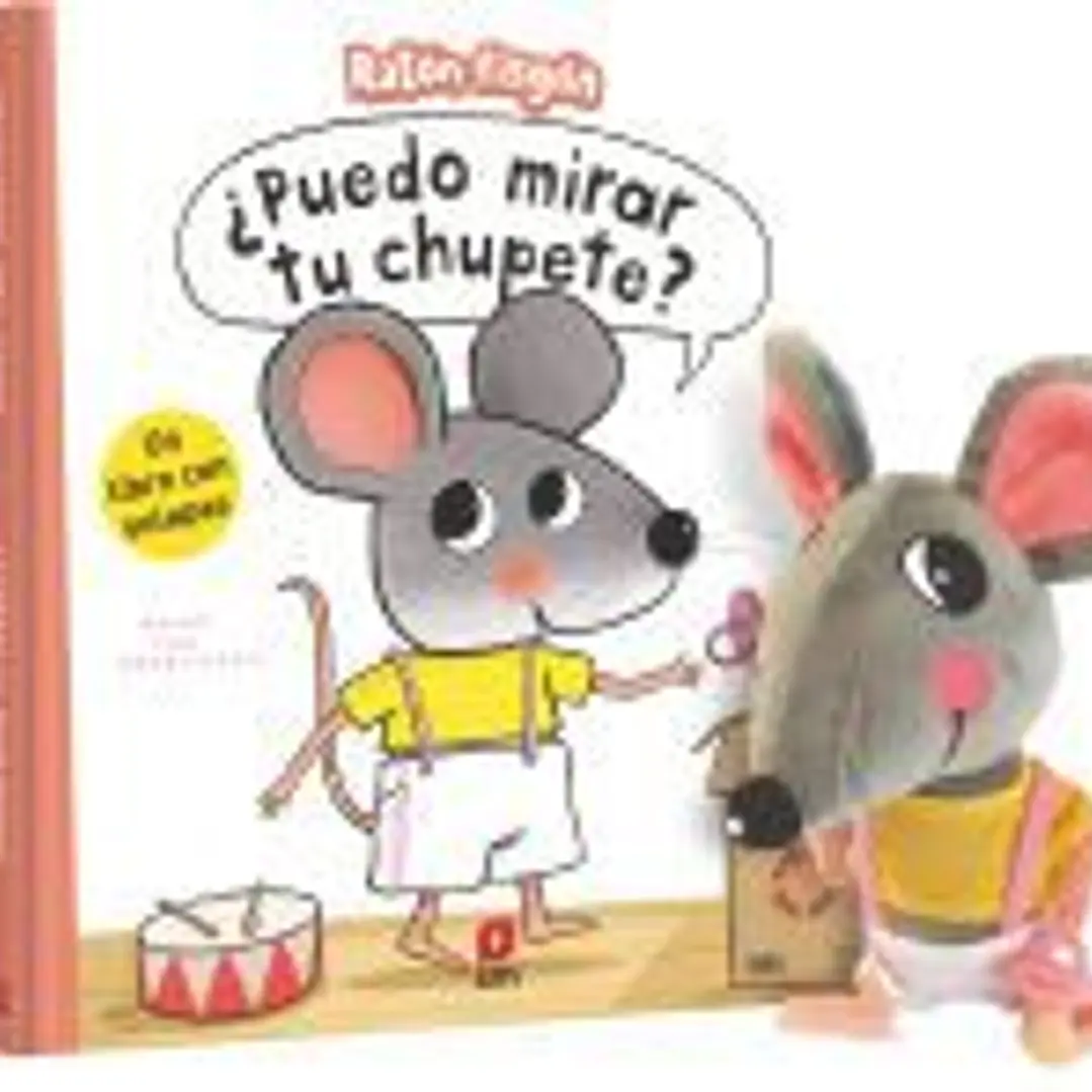 Pack Libro ¿Puedo mirar tu chupete? + Muñeco el Ratón fisgón 1