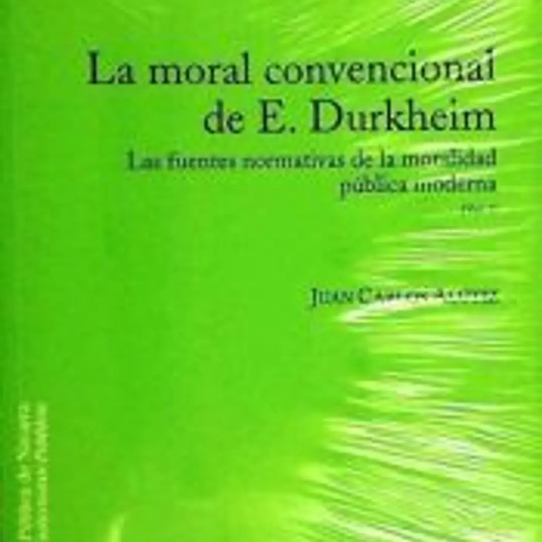 La moral convencional de E. Durkheim 1