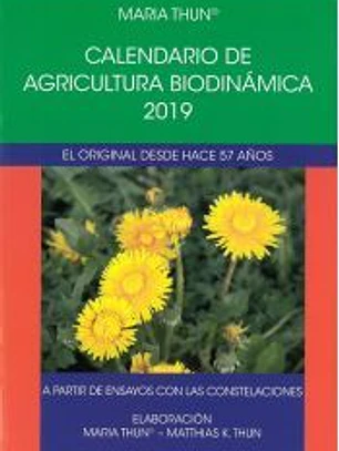 Calendario de agricultura biodinamica 2019