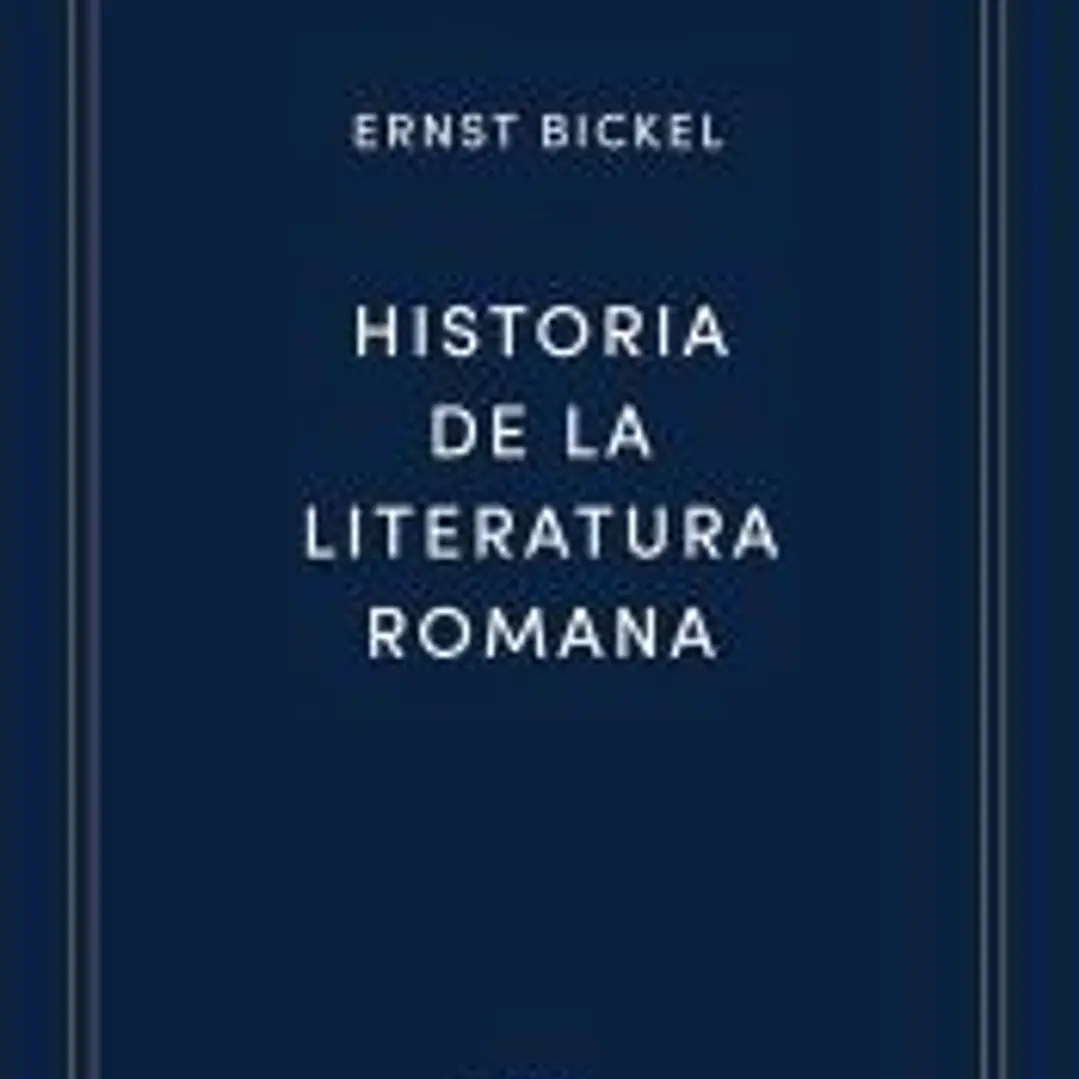 Historia de la literatura romana 1