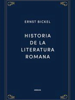 Historia de la literatura romana