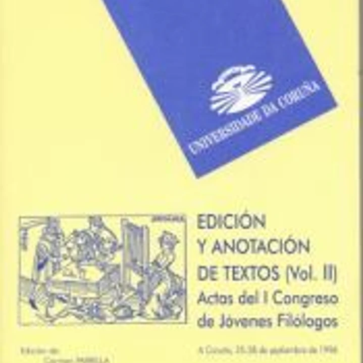 Actas del I Congreso Internacional de Jóvenes Filólogos 1