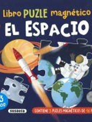 Libro puzle magnético. El espacio