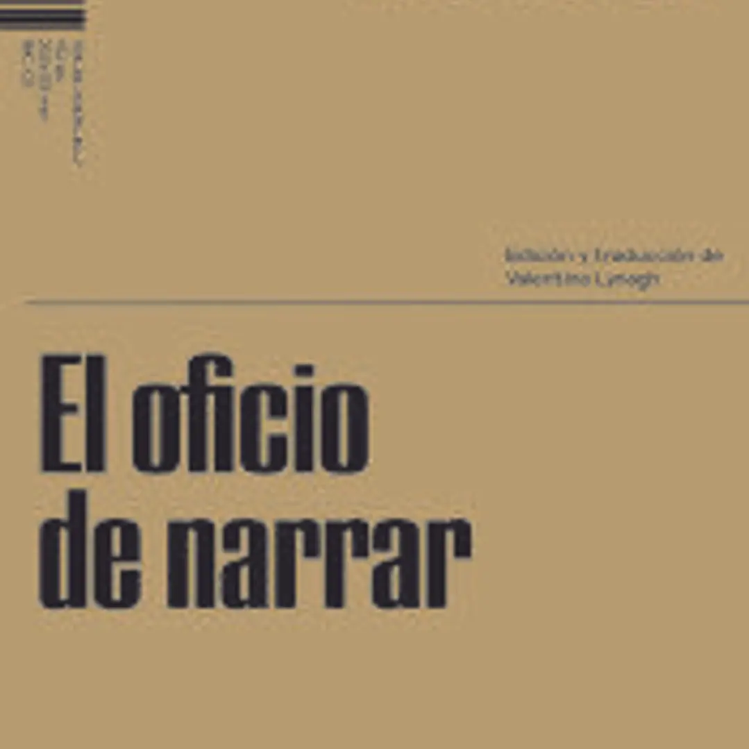 El oficio de narrar 1
