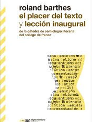 El placer del texto y Lección inaugural