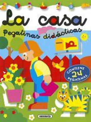 La casa pegatinas didácticas