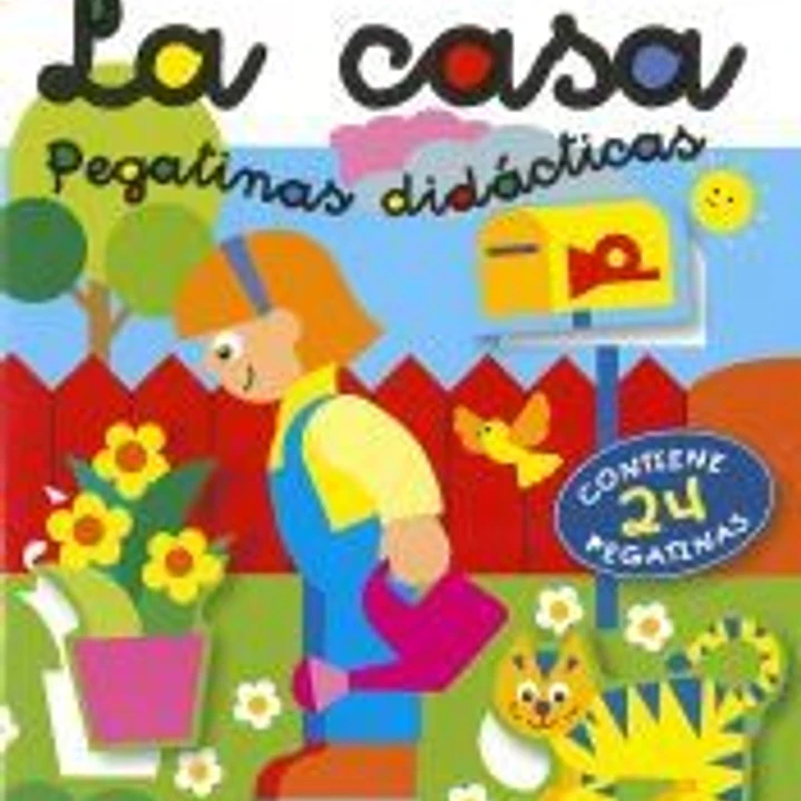 La casa pegatinas didácticas 1