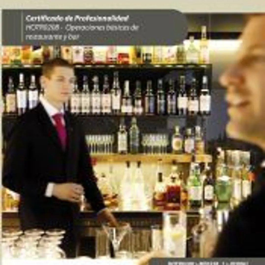 Preparación y servicio de bebidas y comidas rápidas en el bar. HOTR0208 - Operaciones básicas del restaurante y bar 1