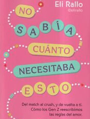 No sabía cuánto necesitaba esto