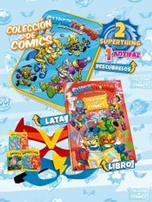 Libro Coleccionista Cómics Superthings - Rescue Force & Neon Power - LATA