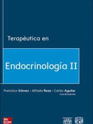 Terapéutica en endocrinología y nutrición clínica I