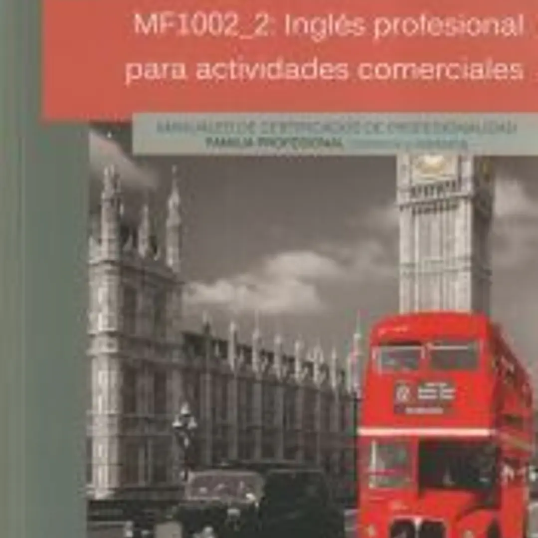 Inglés profesional para actividades comerciales 1
