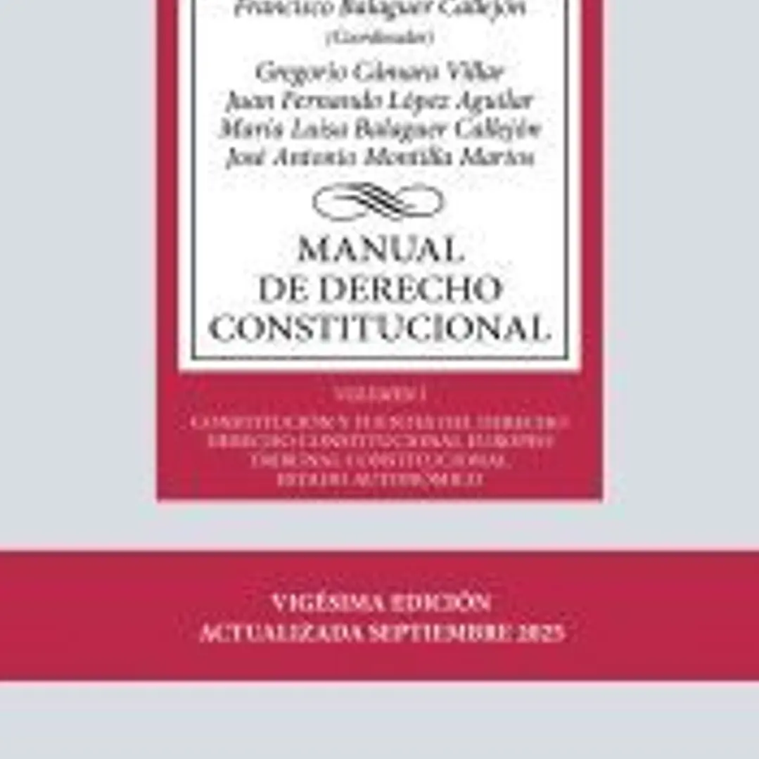 Manual de Derecho Constitucional 1