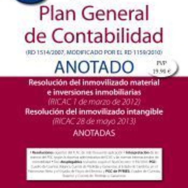 Plan General de contabilidad anotado 1