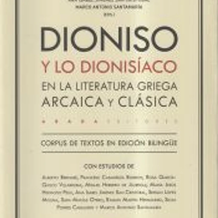 Dioniso y el dionisismo 1