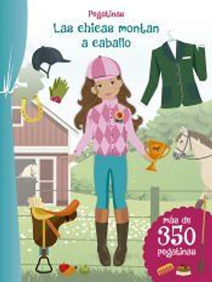 Pegatinas - Las chicas montan a caballo