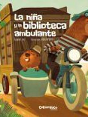 La niña y la biblioteca ambulante