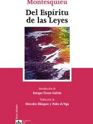Del espíritu de las leyes