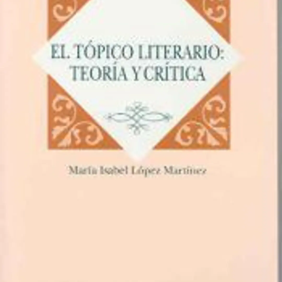 TOPICO LITERARIO TEORIA Y CRITICA 1