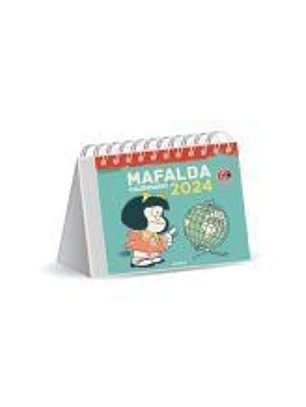 Mafalda 2024, Calendario Escritorio turquesa