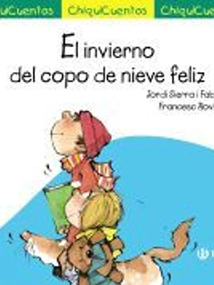 El invierno del copo de nieve feliz