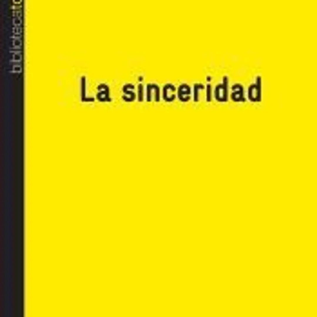La sinceridad 1