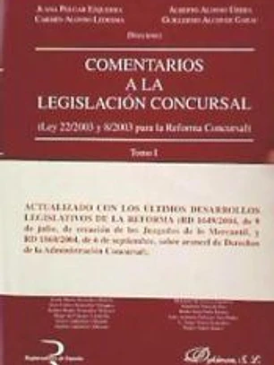 Comentarios a la legislación concursal