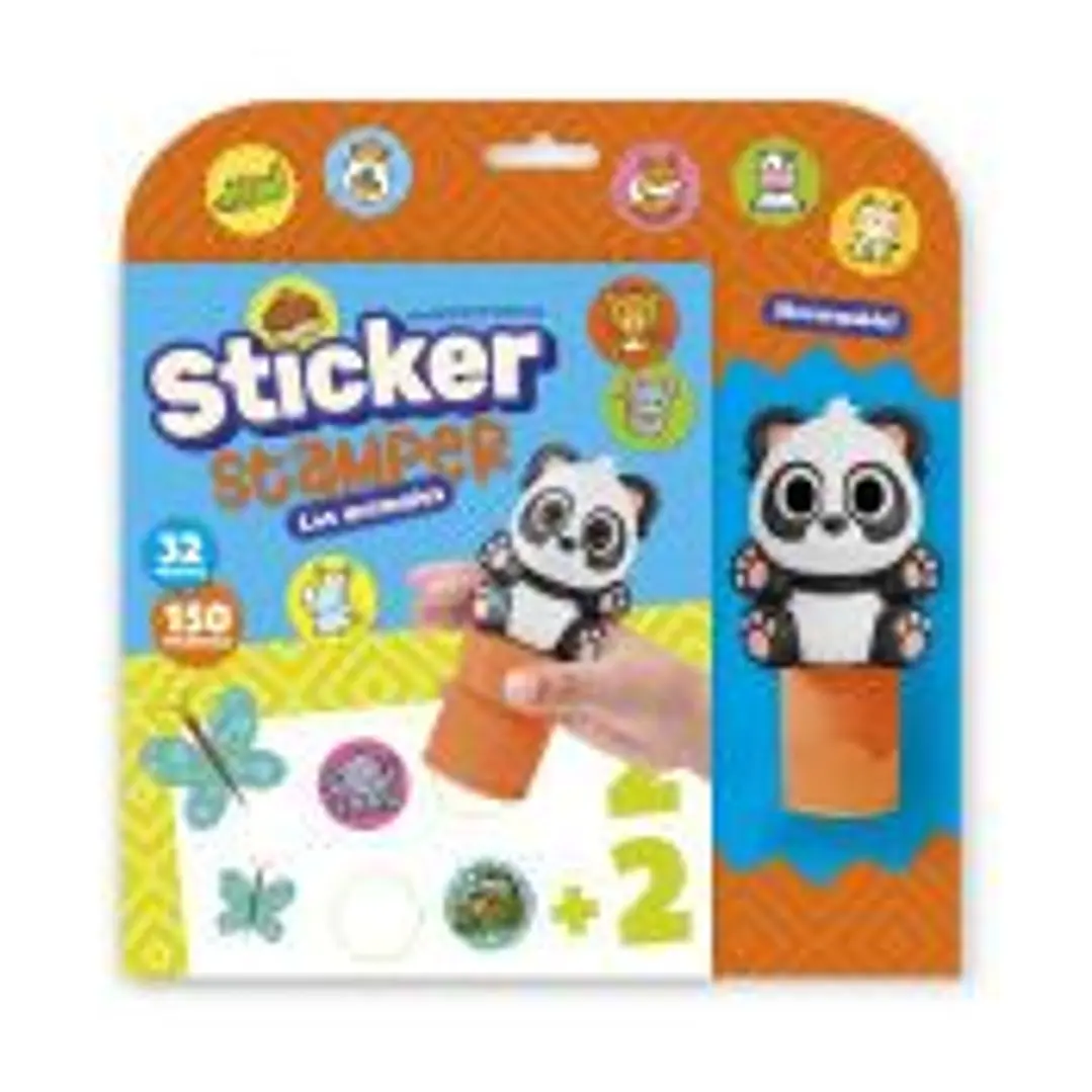 STICKER STAMPER - ANIMALES (FORMATO BLISTER) 1