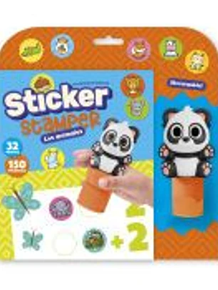 STICKER STAMPER - ANIMALES (FORMATO BLISTER)