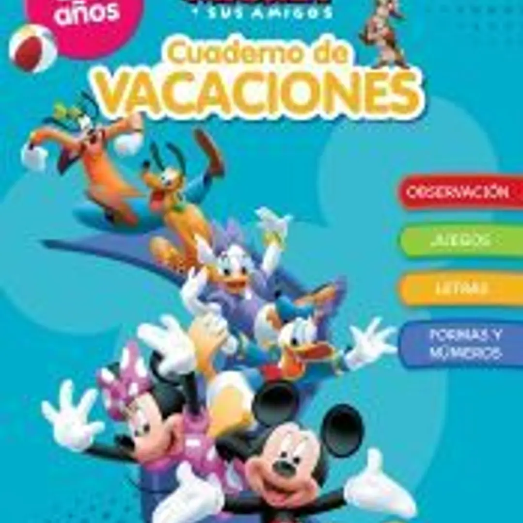 Cuaderno de vacaciones Mickey. 2-3 años (Aprendo con Disney) 1