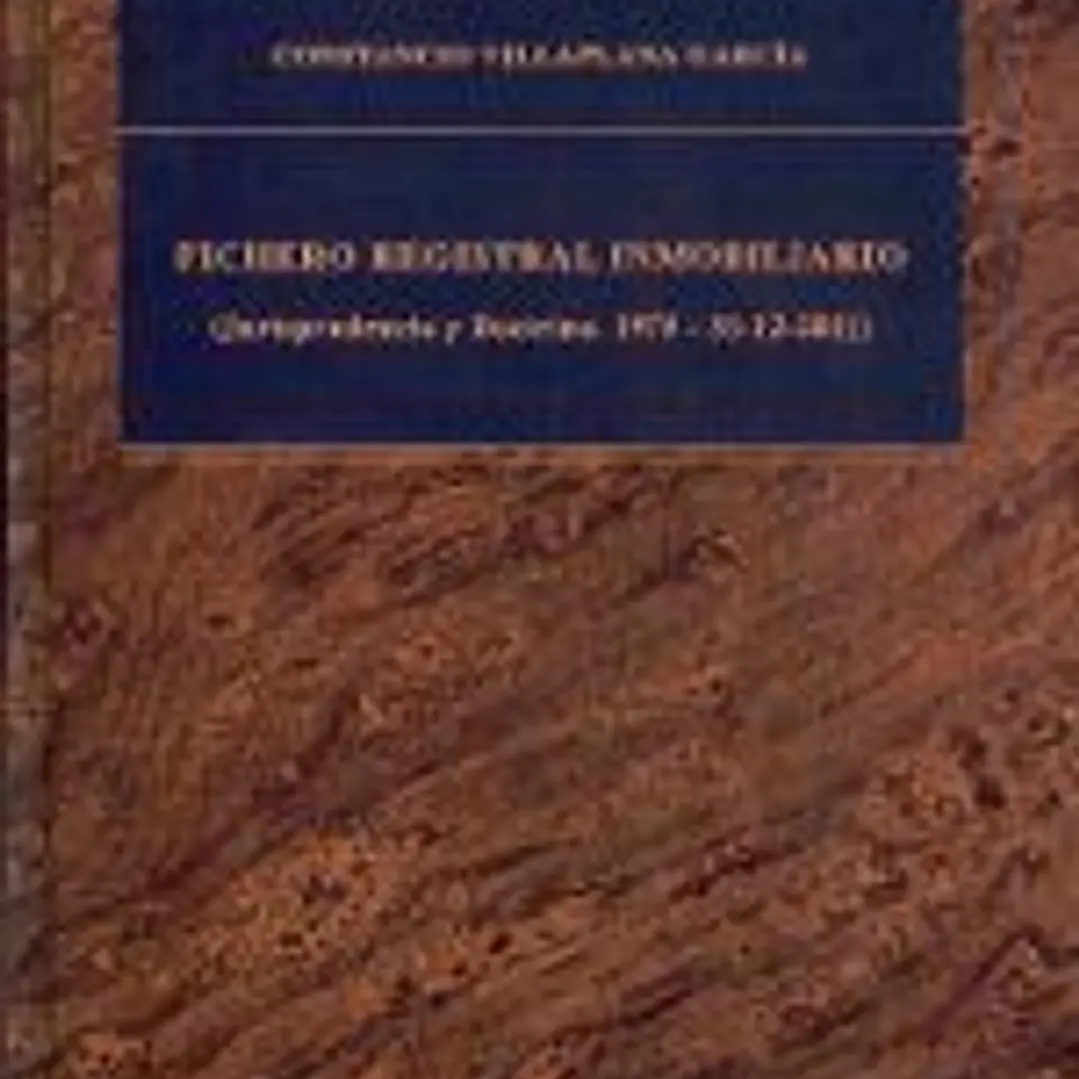 Fichero registral inmobiliario 1