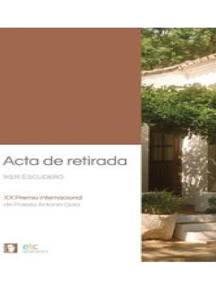 Acta de retirada
