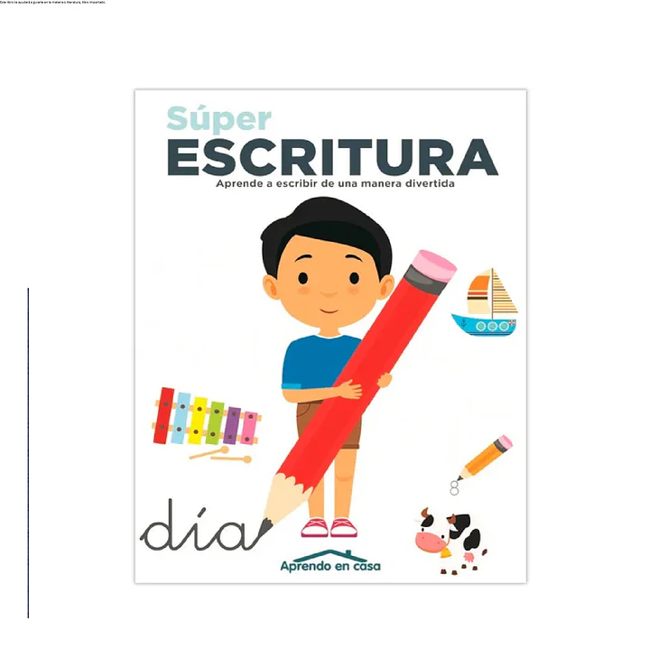 APRENDO EN CASA SÚPER ESCRITURA 1