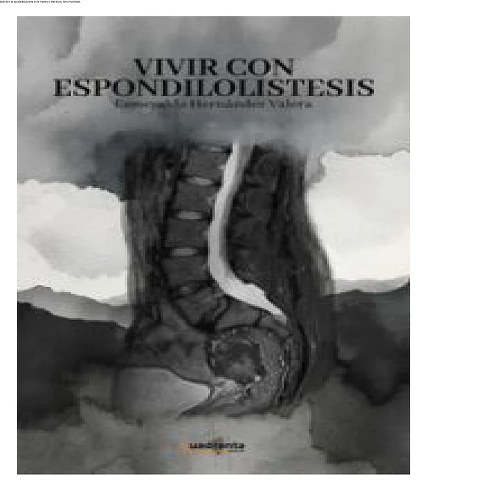 Vivir con espondilolistesis 1