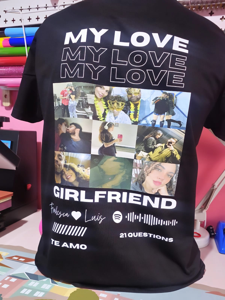Polera Personalizadas estilo My love  1