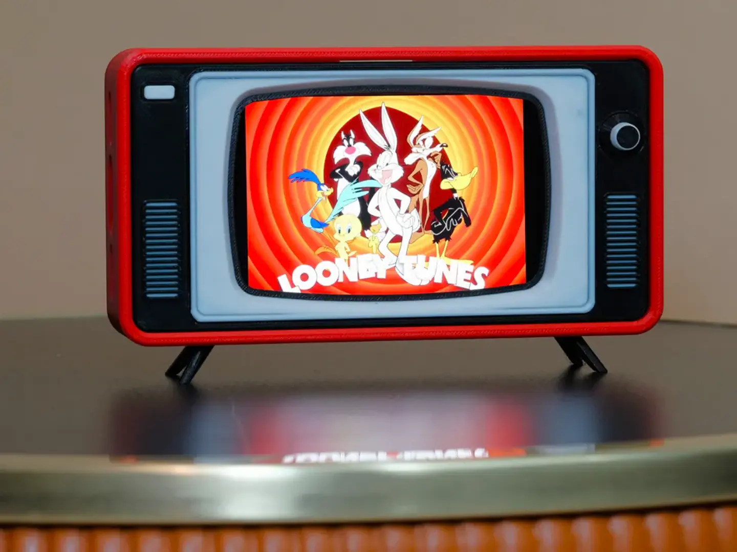 Porta Teléfono Retro estilo TV antigua 1