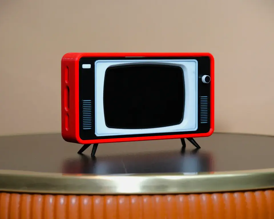 Porta Teléfono Retro estilo TV antigua 2