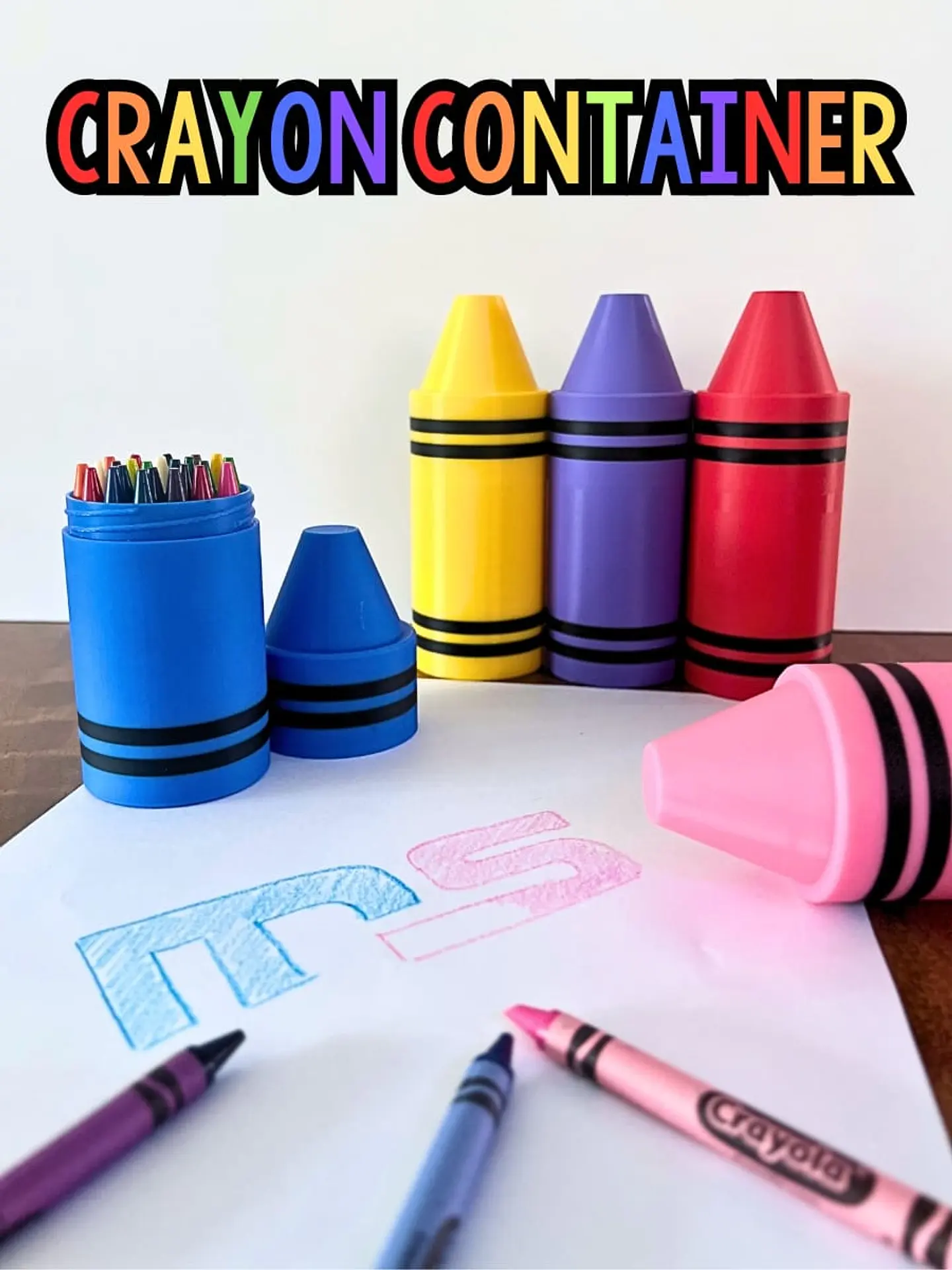 Porta lapiz estilo Crayon 1