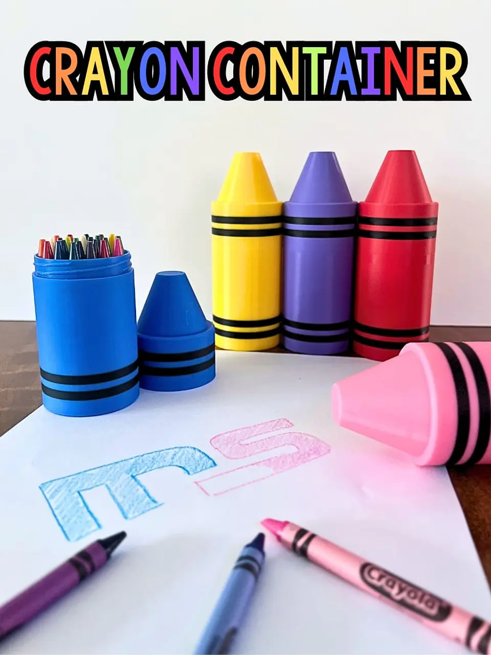 Porta lapiz estilo Crayon 1